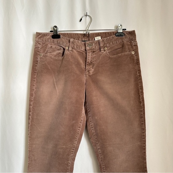 J. Crew Women's Toothpick Super Skinny Stretch Corduroy Ankle Zip Pants Size 30 - Picture 4 of 11